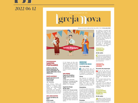 Boletim Igreja Nova 2022-06-12