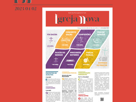 Boletim Igreja Nova 2023-04-02