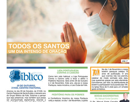 Boletim Igreja Nova 2020-10-25