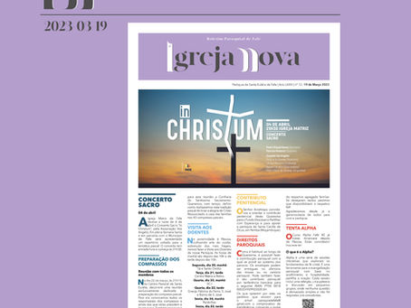 Boletim Igreja Nova 2023-03-19