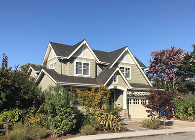 House with gable vents that we made.