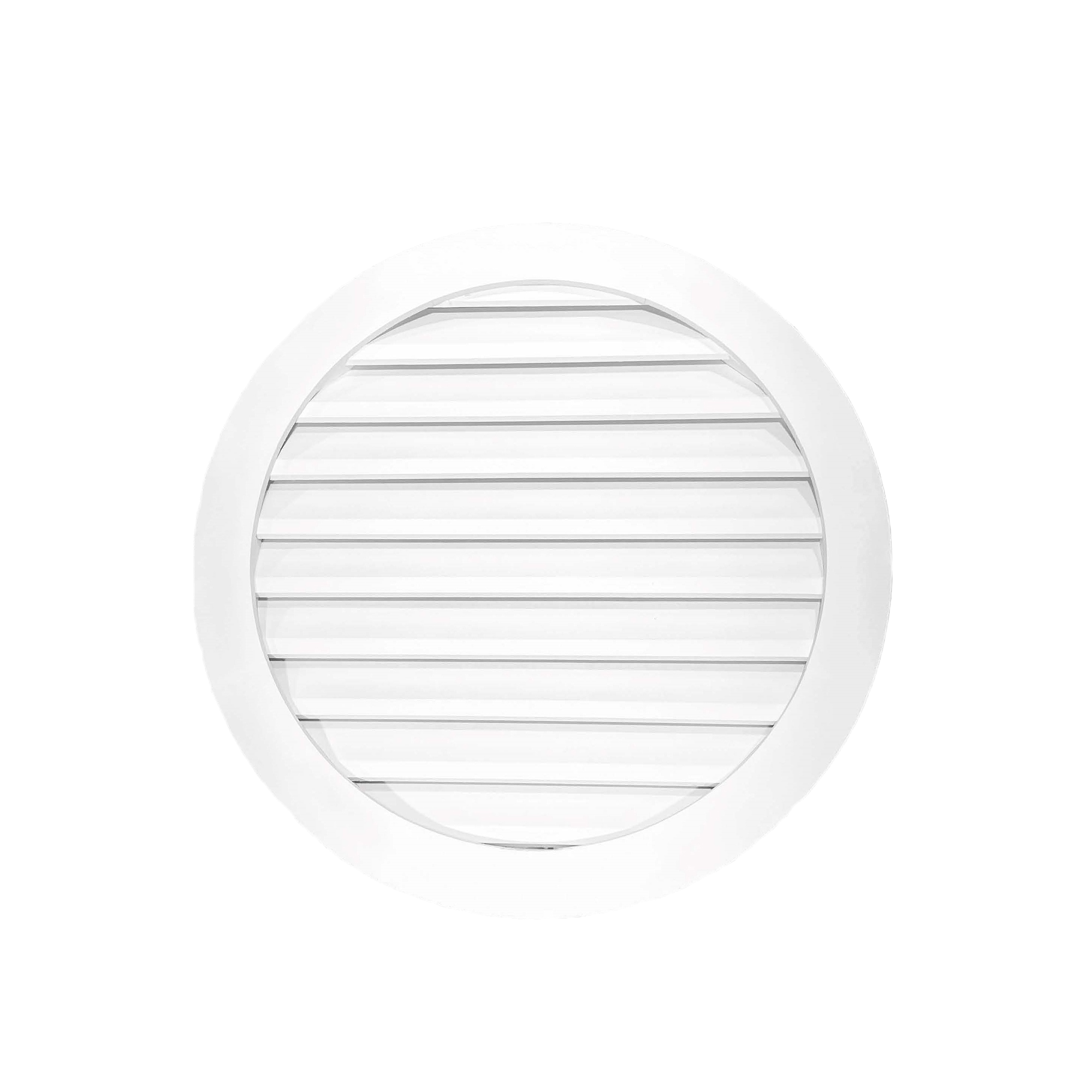 Round Gable Vent - PVC - Surface Mount