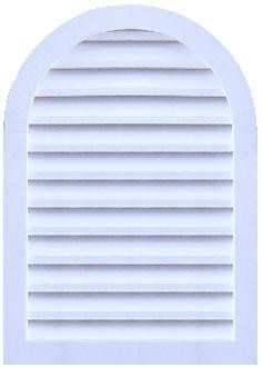 Grille De Ventilation De Pignon Vinyle 22" Beige (GableMaster 069) - Pour Extérieur Maison