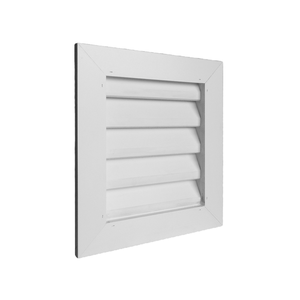 Thumbnail: Rectangle Gable Vent -PVC - Standard Jamb - Standard Square Edge Trim