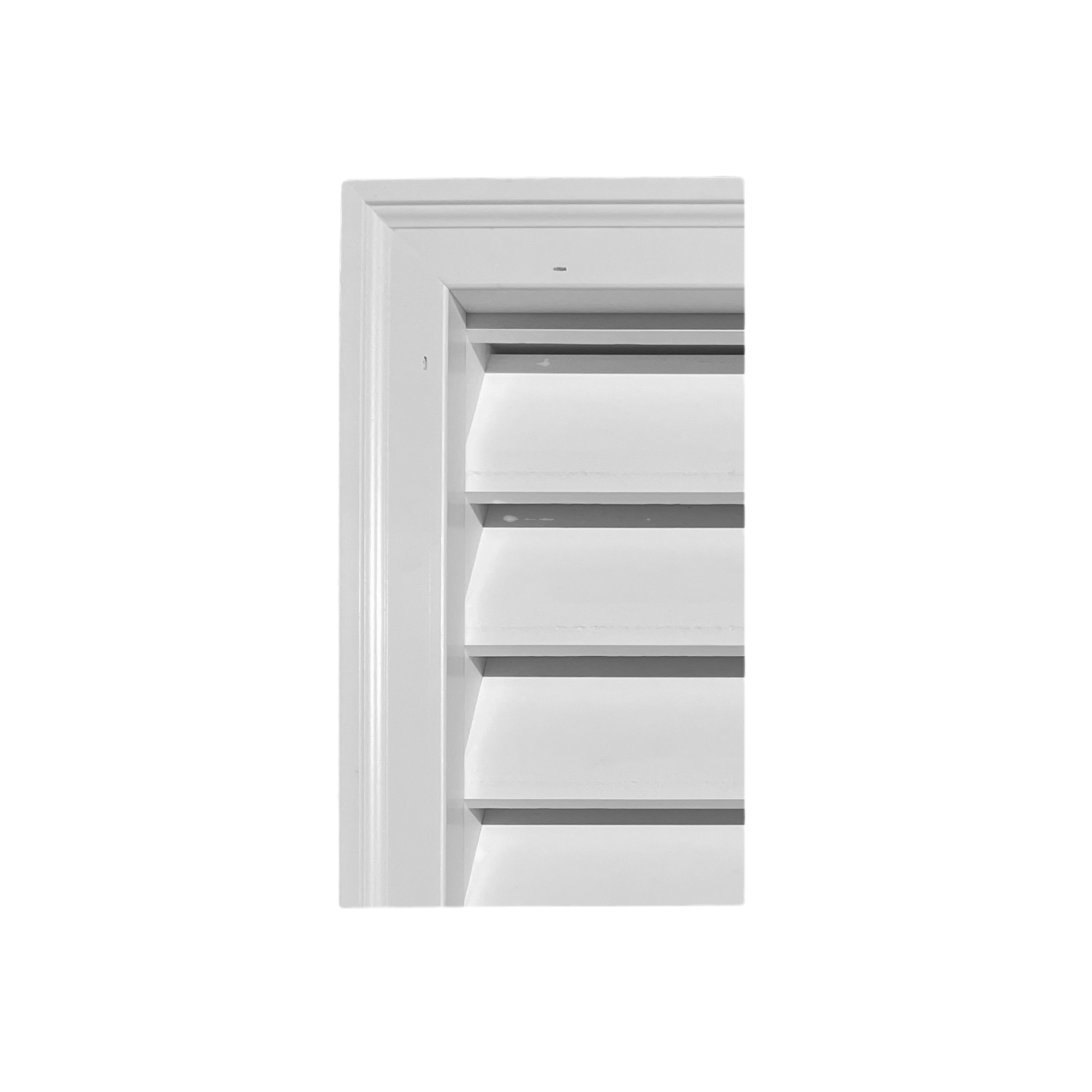 Rectangle Gable Vent -PVC - Standard Jamb -Brick Mould Trim