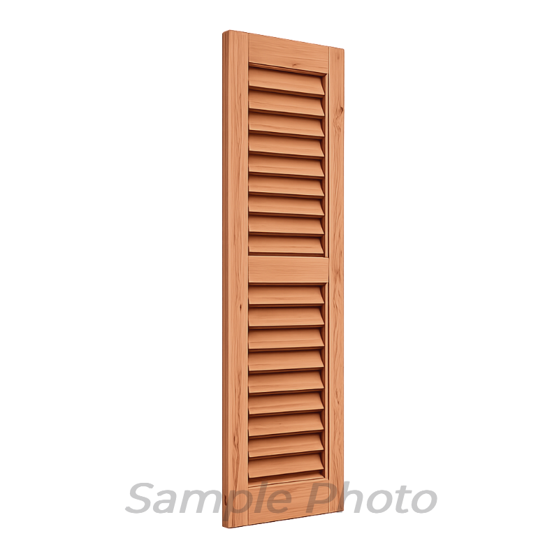 Thumbnail: Louvered Shutter - Western Red Cedar (Per Shutter)