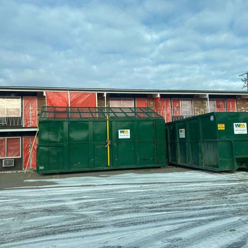 Today we have a project update! Our abatement team has completed set up for the Stenson Village project, and are now ready to begin the removal of the existing hazardous materials! Great job team! (3)