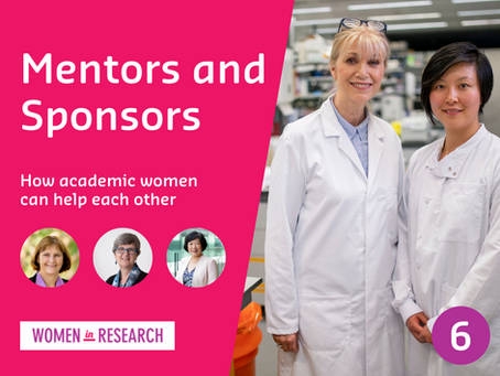 Webinar #6: Mentors and Sponsors