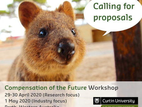 Call for Proposals - Compensation of the Future Workshop (Closes 15 Oct)