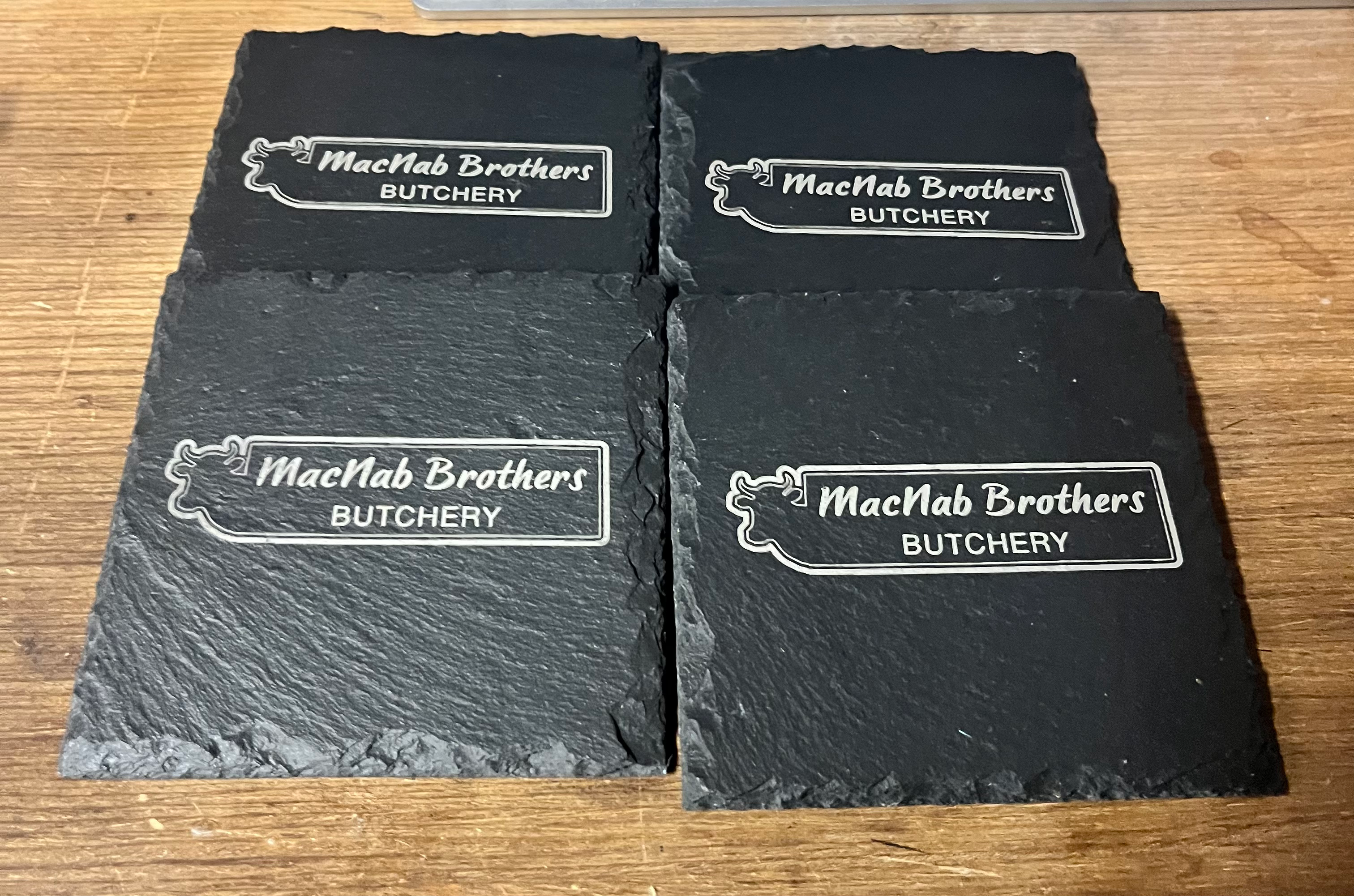 Corporate/business Slate coaster