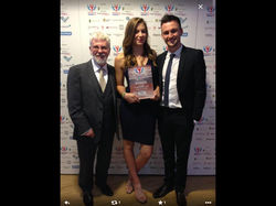 Collecting our Award