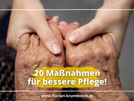 Reform: Mehr Unterstützung für Pflegende & Gepflegte