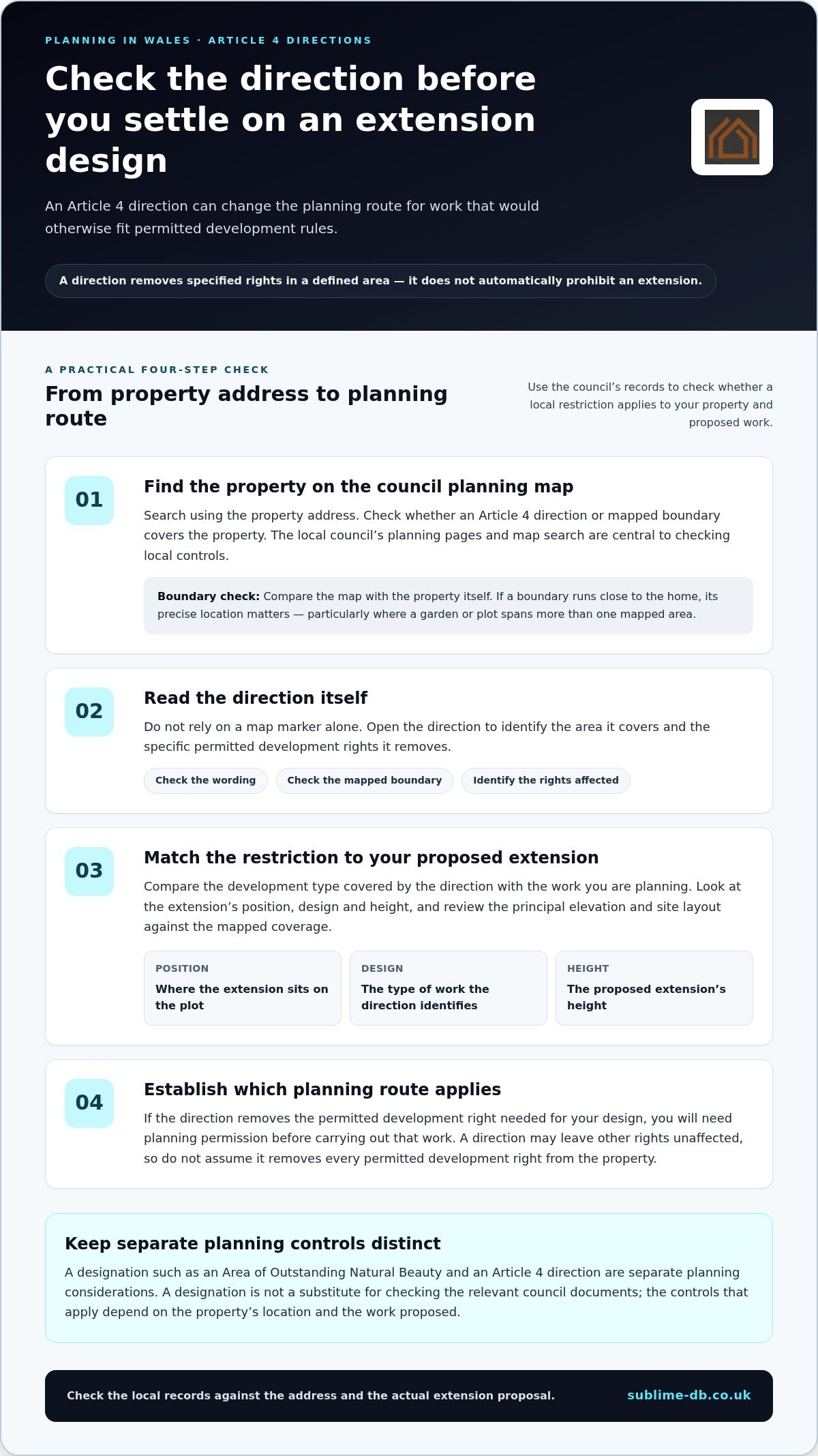 Permitted development rights for extensions Wales
