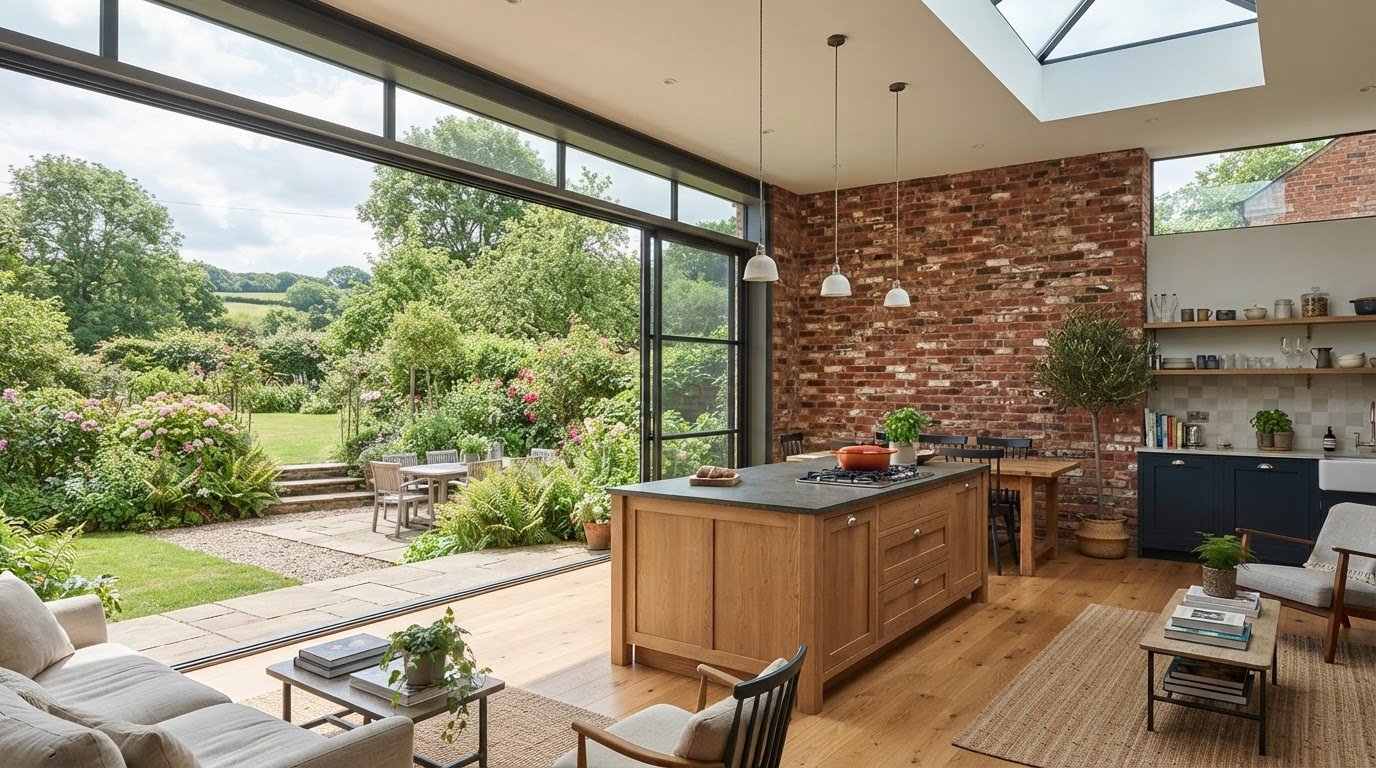 Rear extension examples for brighter, more connected family spaces