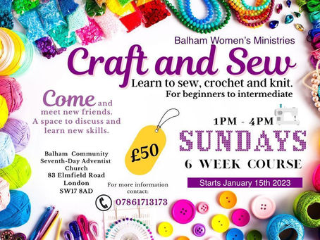 Ladies Craft and Sew!
