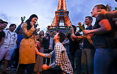 Demande en mariage，埃菲尔铁塔求婚，求婚摄影，巴黎职业摄影师，巴黎专 业摄影师，巴黎儿童摄影师