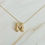 Thumbnail: Crystal Bubble Initial Necklace