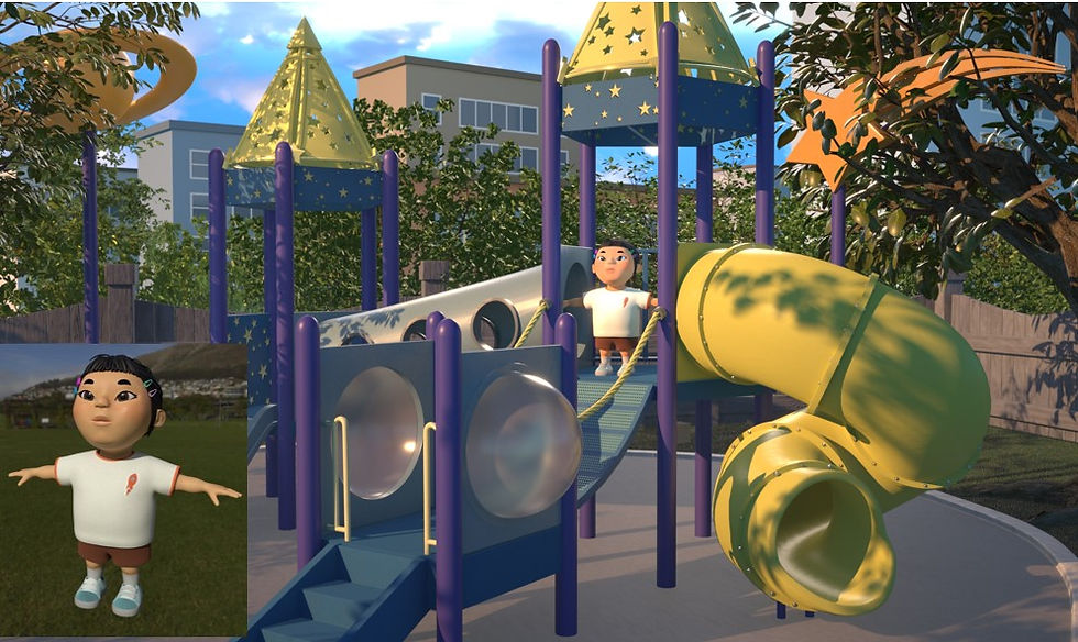 "Playground" - Angela at the Playground