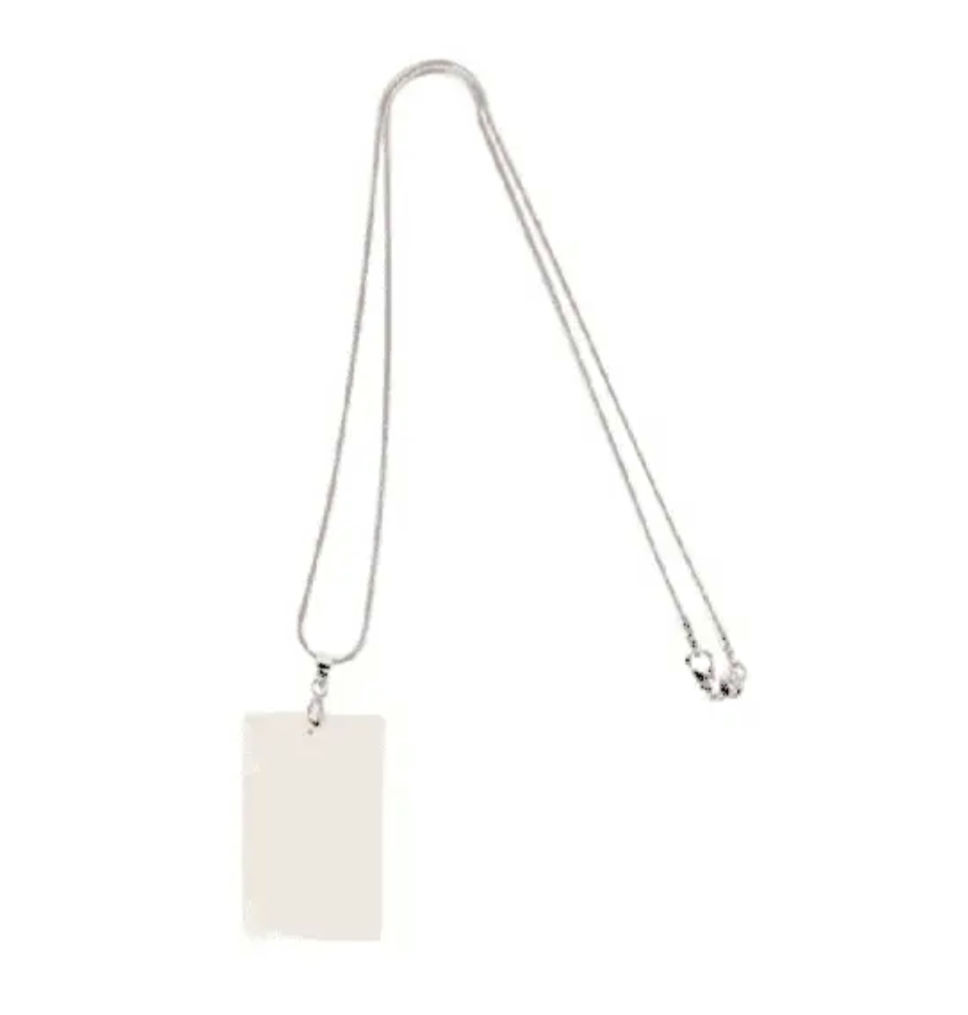 Shell rectangle necklace
