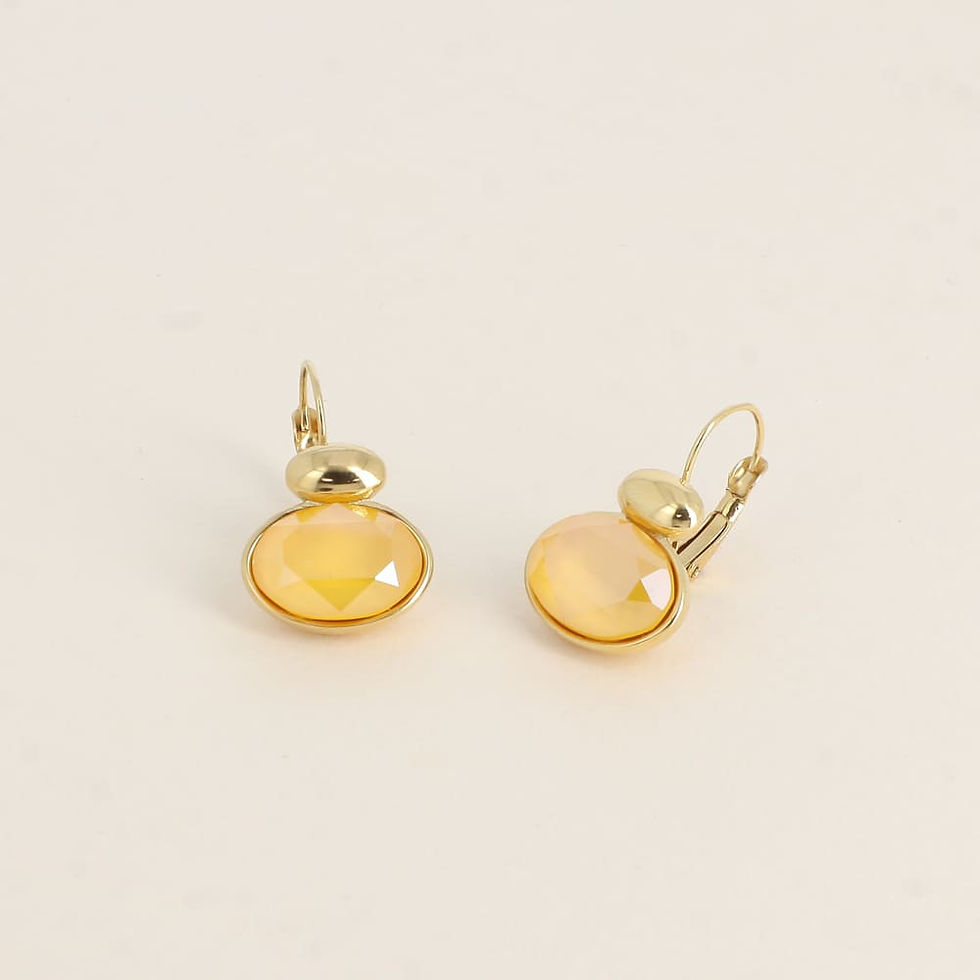 Miniature : Boucles Praline rose poudrée