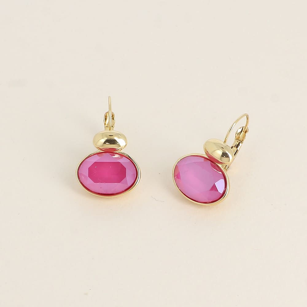 Boucles Praline rose poudrée