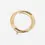 Miniature : Bracelet jonc Zag bijoux Théon doré 