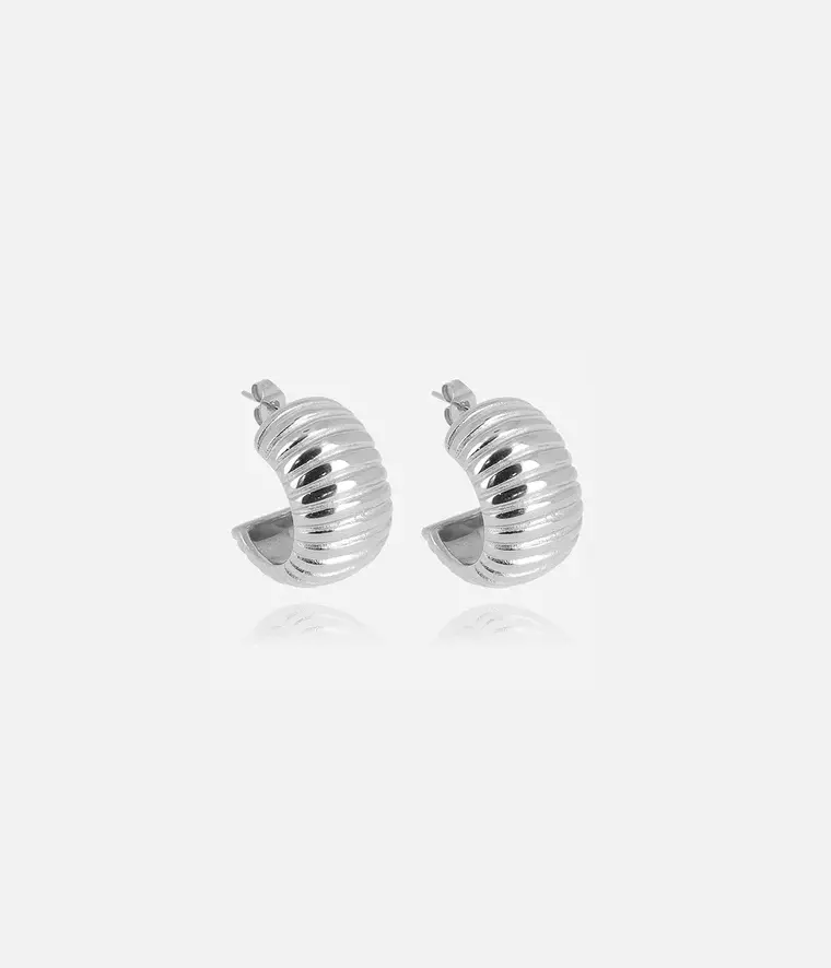 Boucles Zag Bijoux lady Acier