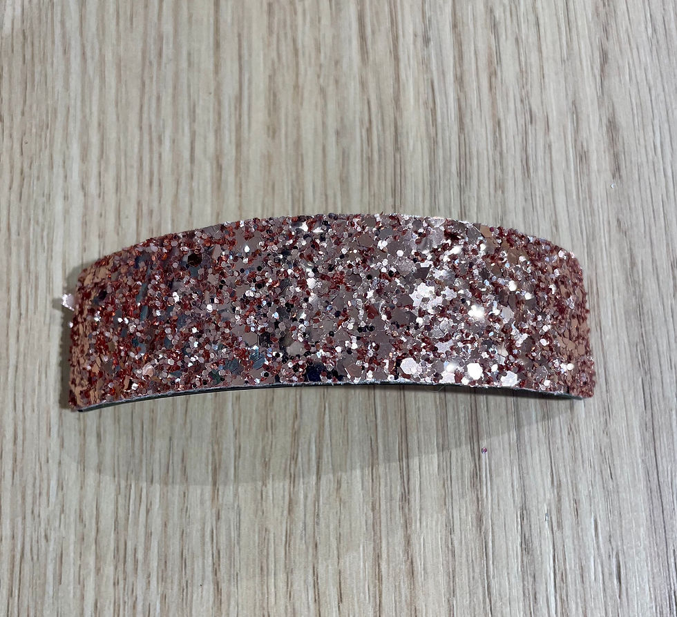Barrette Alba rose