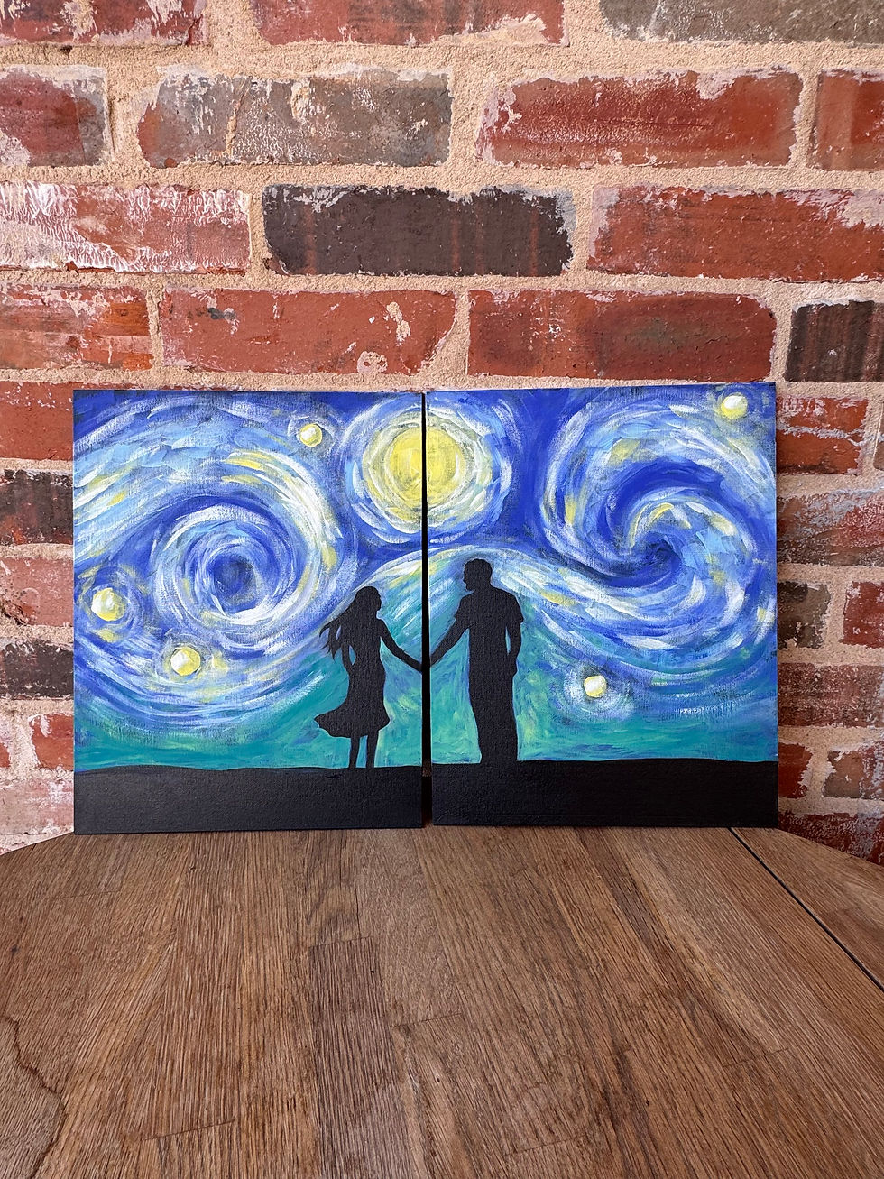 Couples Paint Night (or alcohol ink for individuals) at Pondaseta- see event details