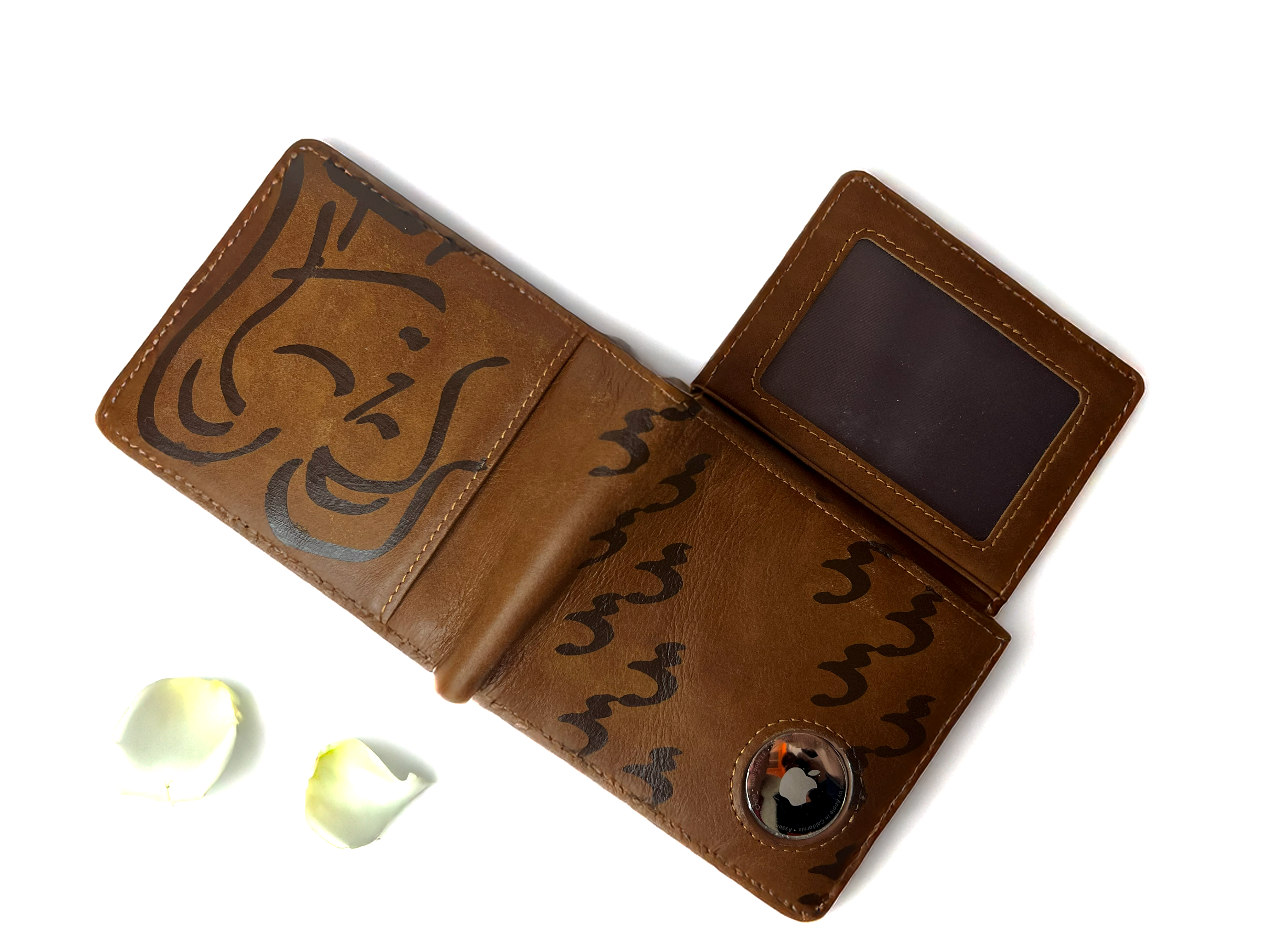 Monogram Genuine Italian Leather Wallet
