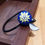 Thumbnail: Embroidery felt ball hair tie