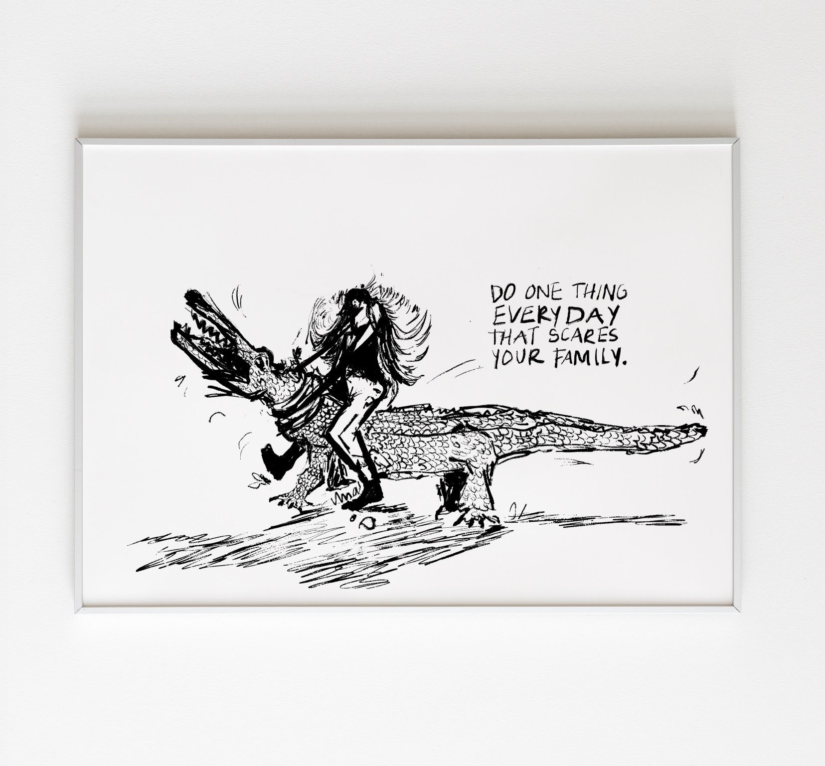 Scare your family poster