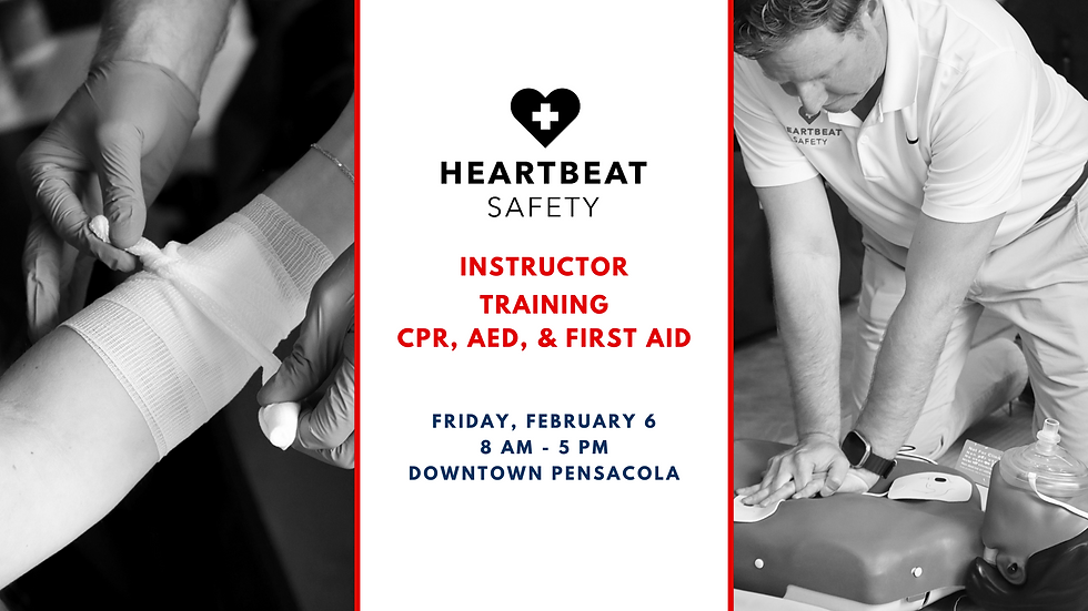 CPR/AED/First Aid Instructor Training in Pensacola, FL