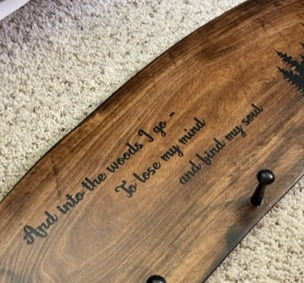 Thumbnail: "Into the Woods" LIve Edge Coatrack