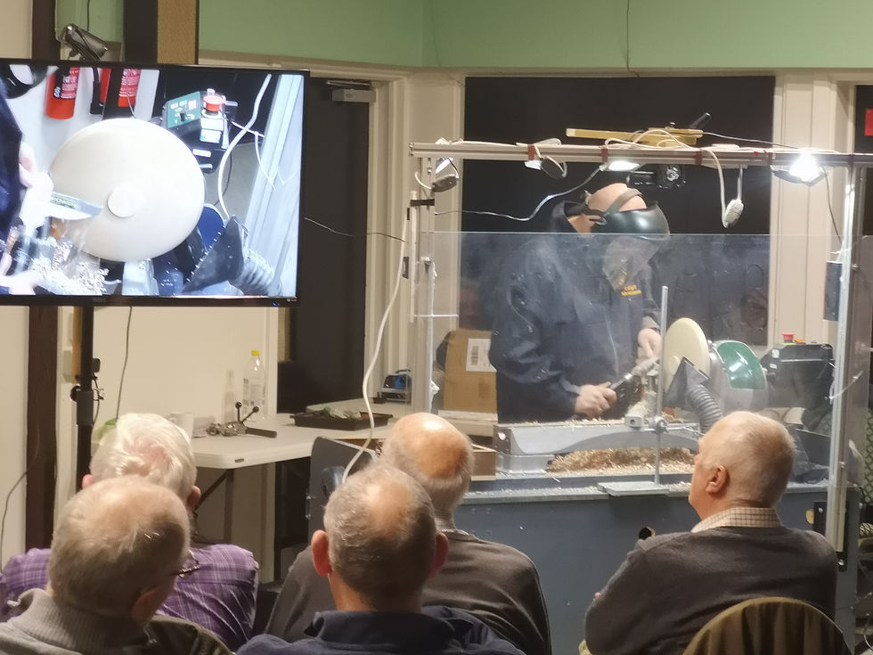 lincs wold wood turning association IRD Interactive remote demo