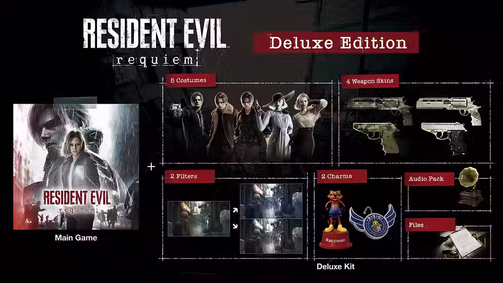 Thumbnail: Resident Evil Requiem Deluxe Edition de pré-venda GGG Store STEAM PC OFFLINE