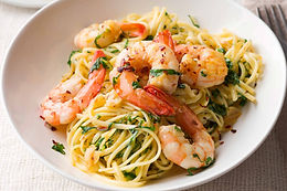 linguine-with-prawns-chilli-garlic-rocke