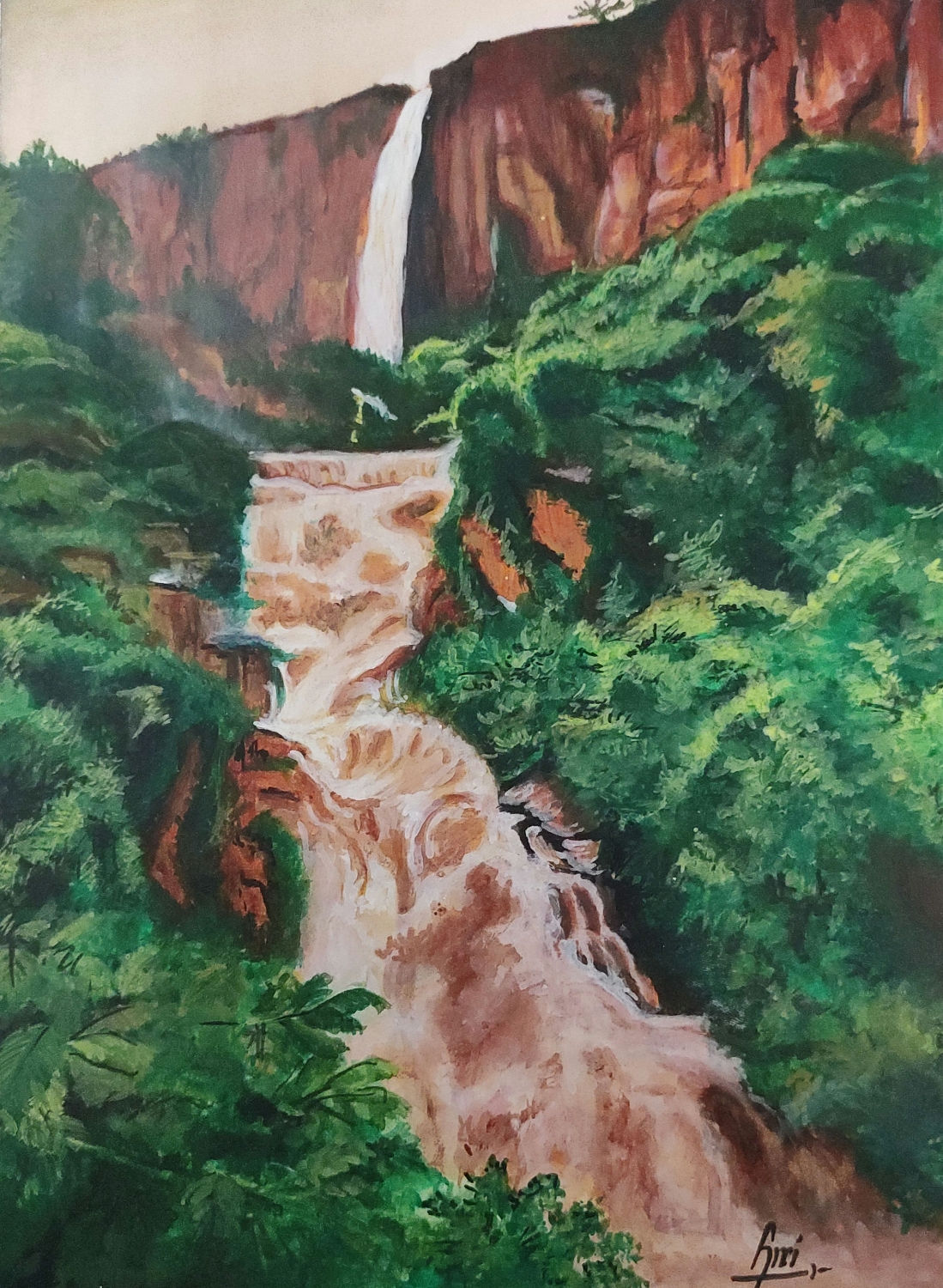 Maladi Gundam Waterfalls 