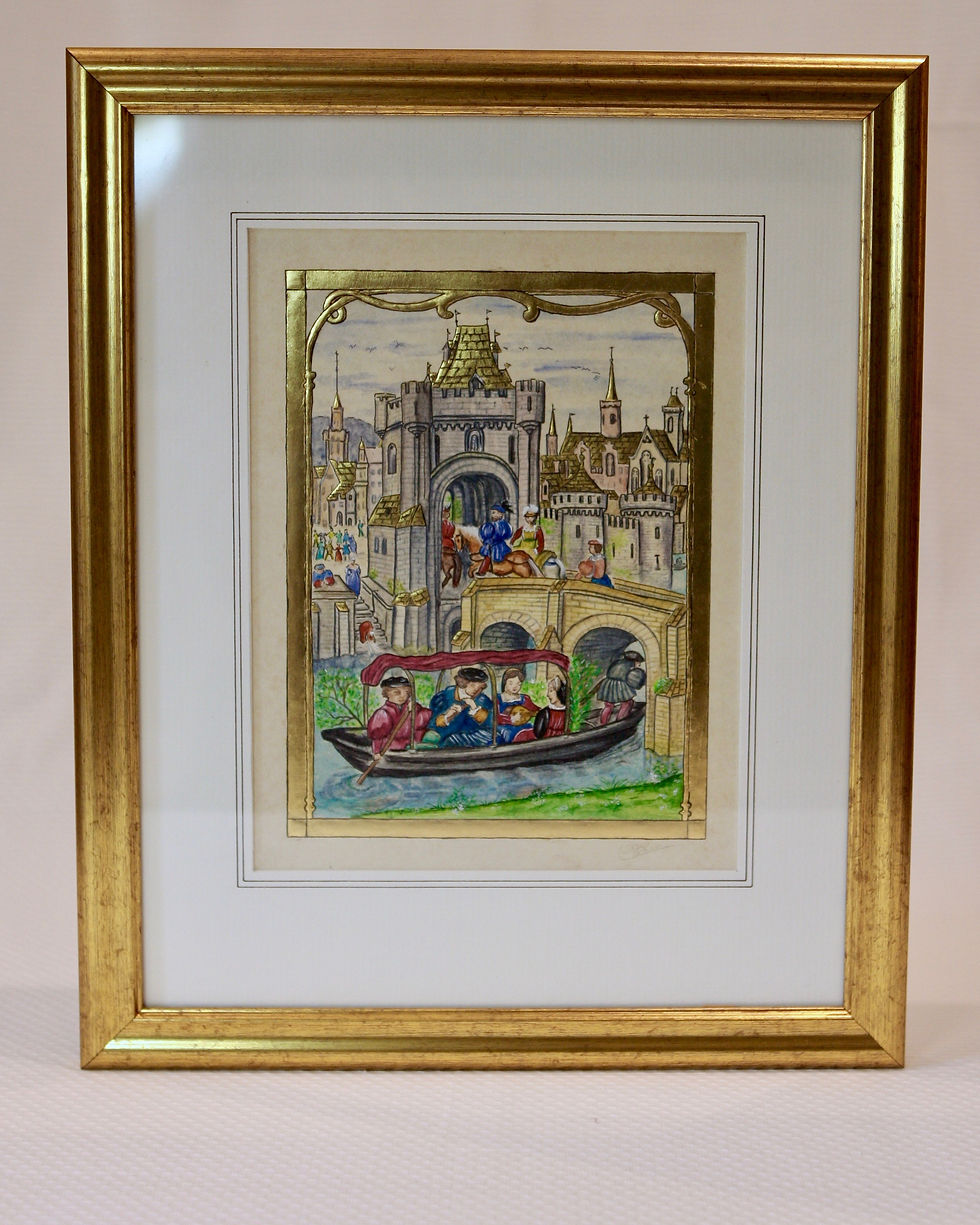 Miniature : Promenade en bateaux et retour des cavaliers au mois de mai