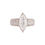 Miniatura: Anillo de Compromiso Navette