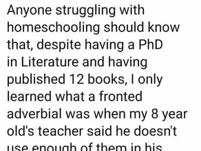 The Curious Case of the Fronted Adverbial