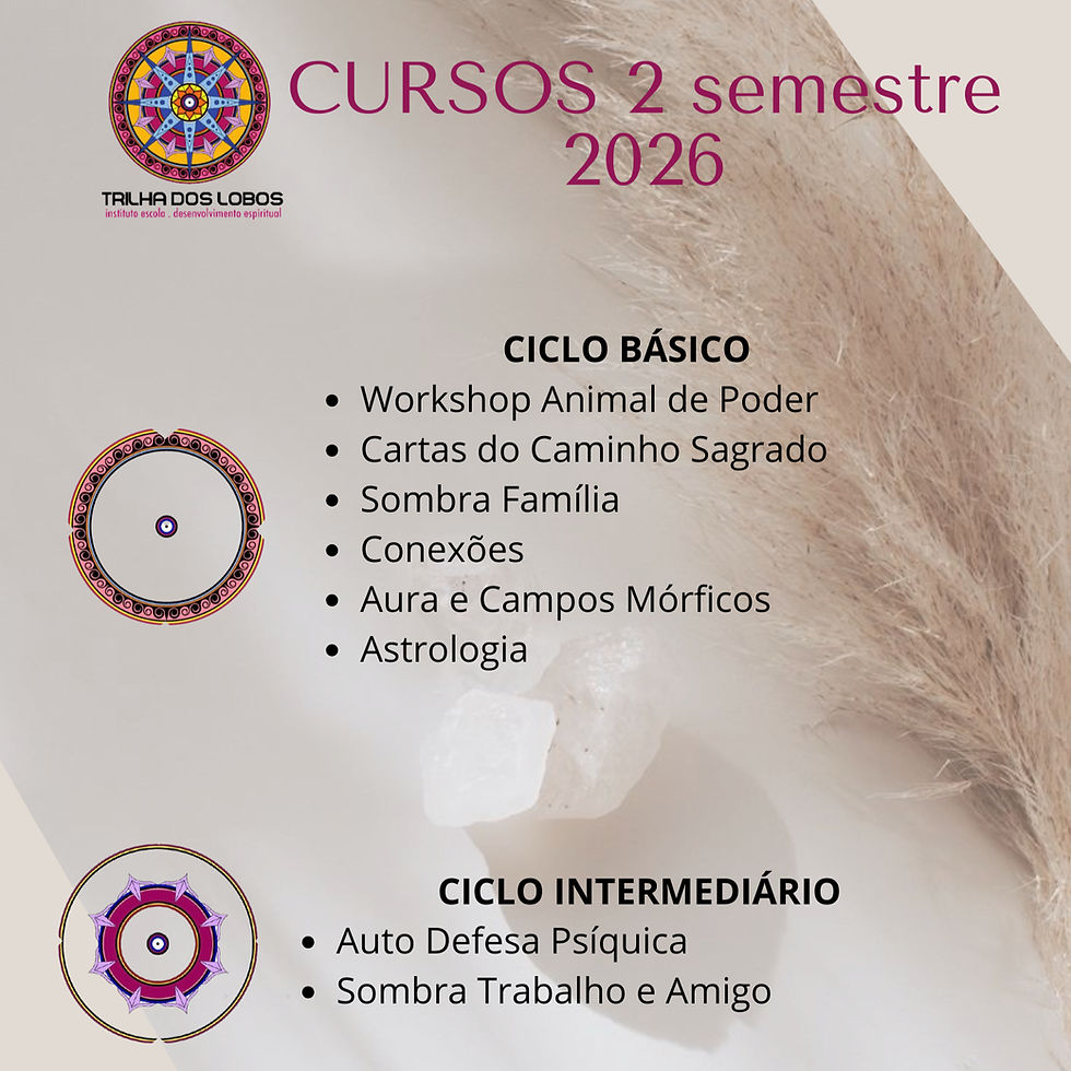 Programação Cursos 2 semestre 2026
