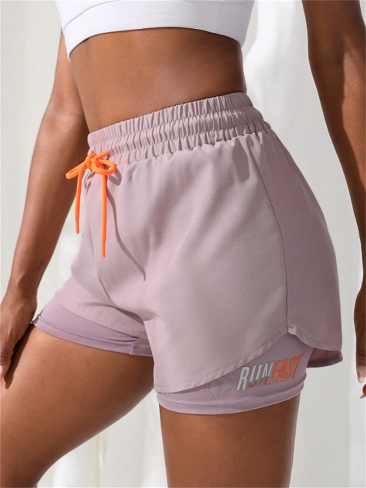Thumbnail: High Rise Shorts With Elastic