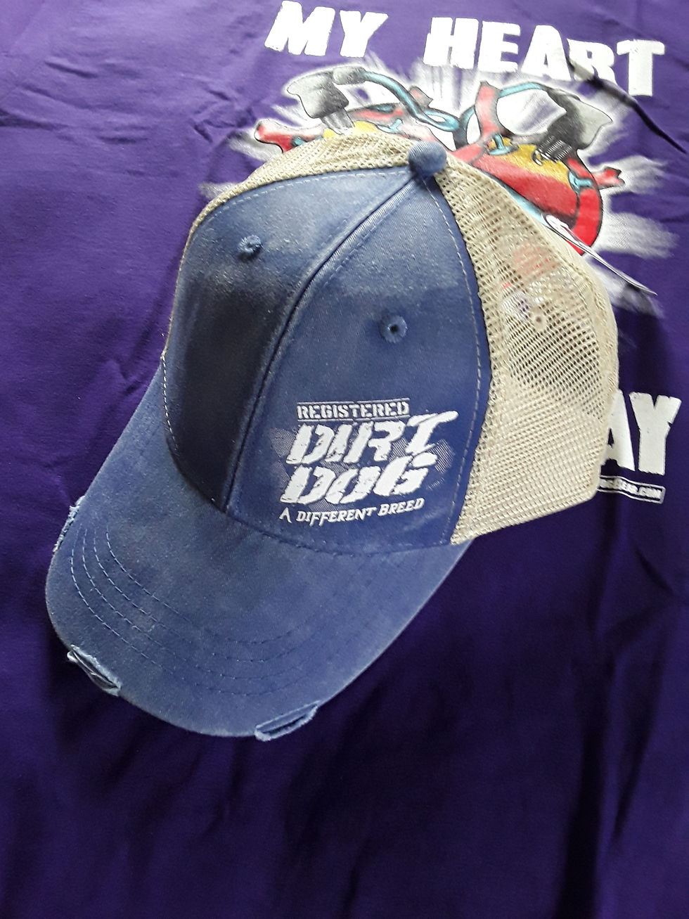 Thumbnail: "Distressed Trucker" Snapback Hats