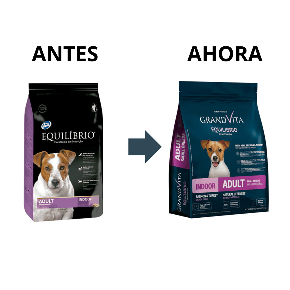 Equilibrio adultos razas pequeñas