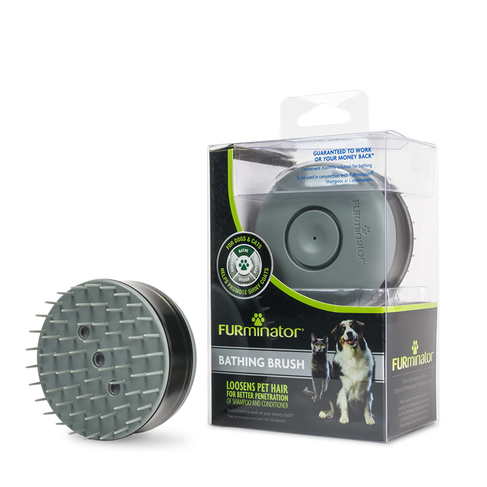 Furminator cepillo de baño para perros y gatos