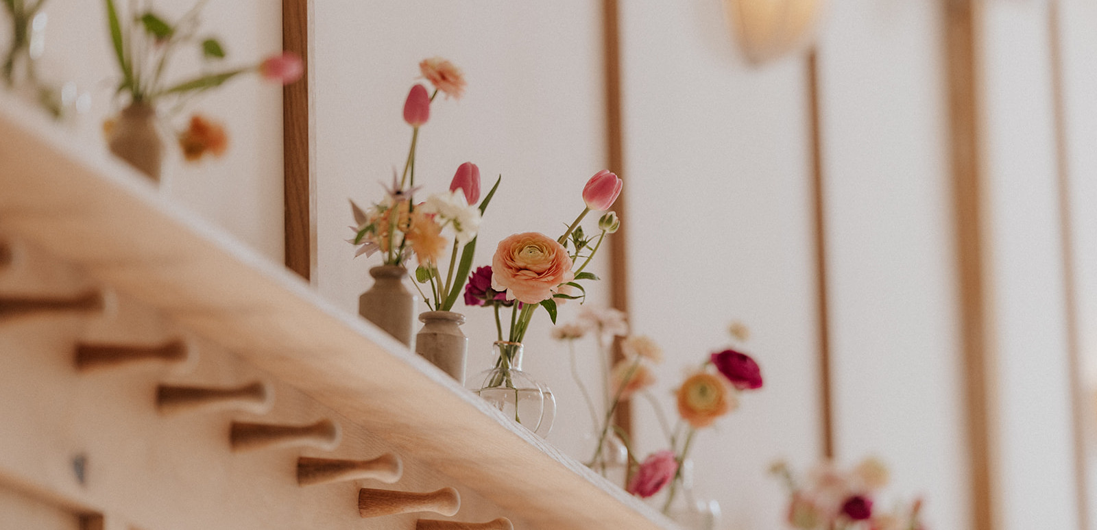 Millbridge Court shelf flowers