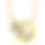 Thumbnail: 18K Gold plated Diamond and Time necklace