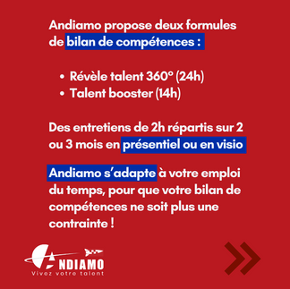 Andiamo s'adapte à votre emploi du temps