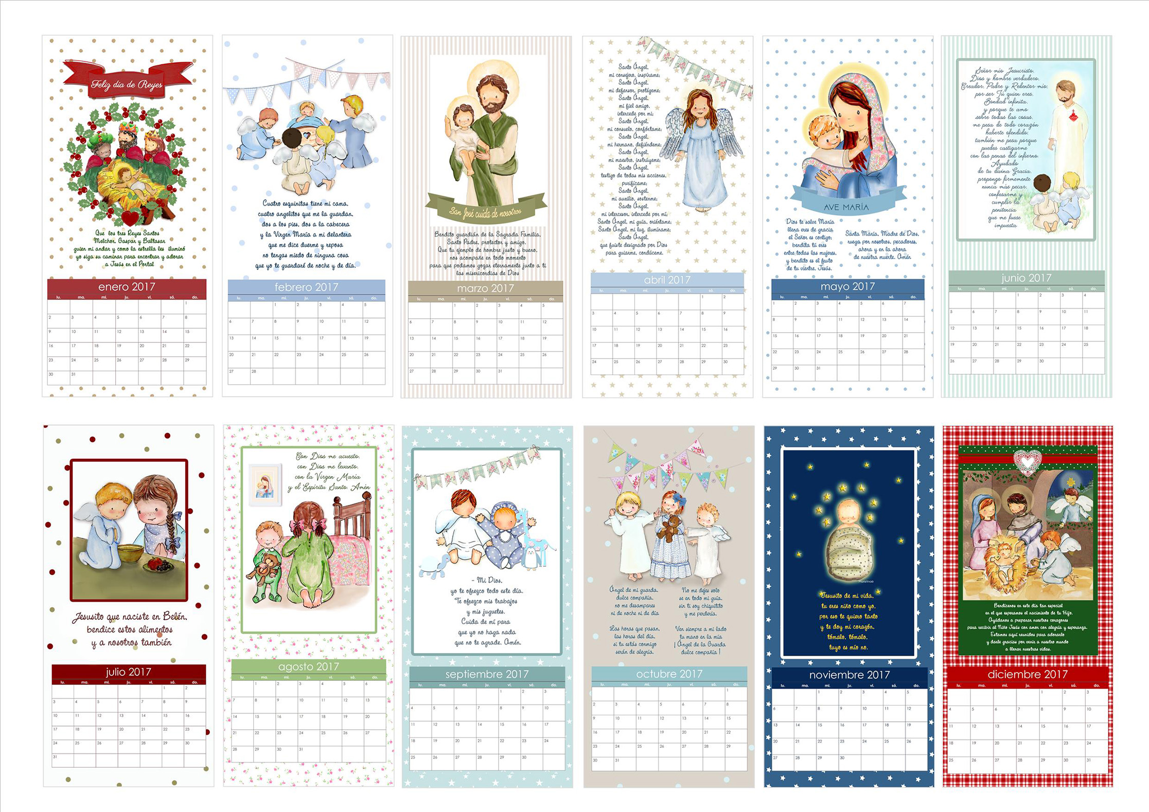 CALENDARIO MIS PRIMERAS ORACIONES